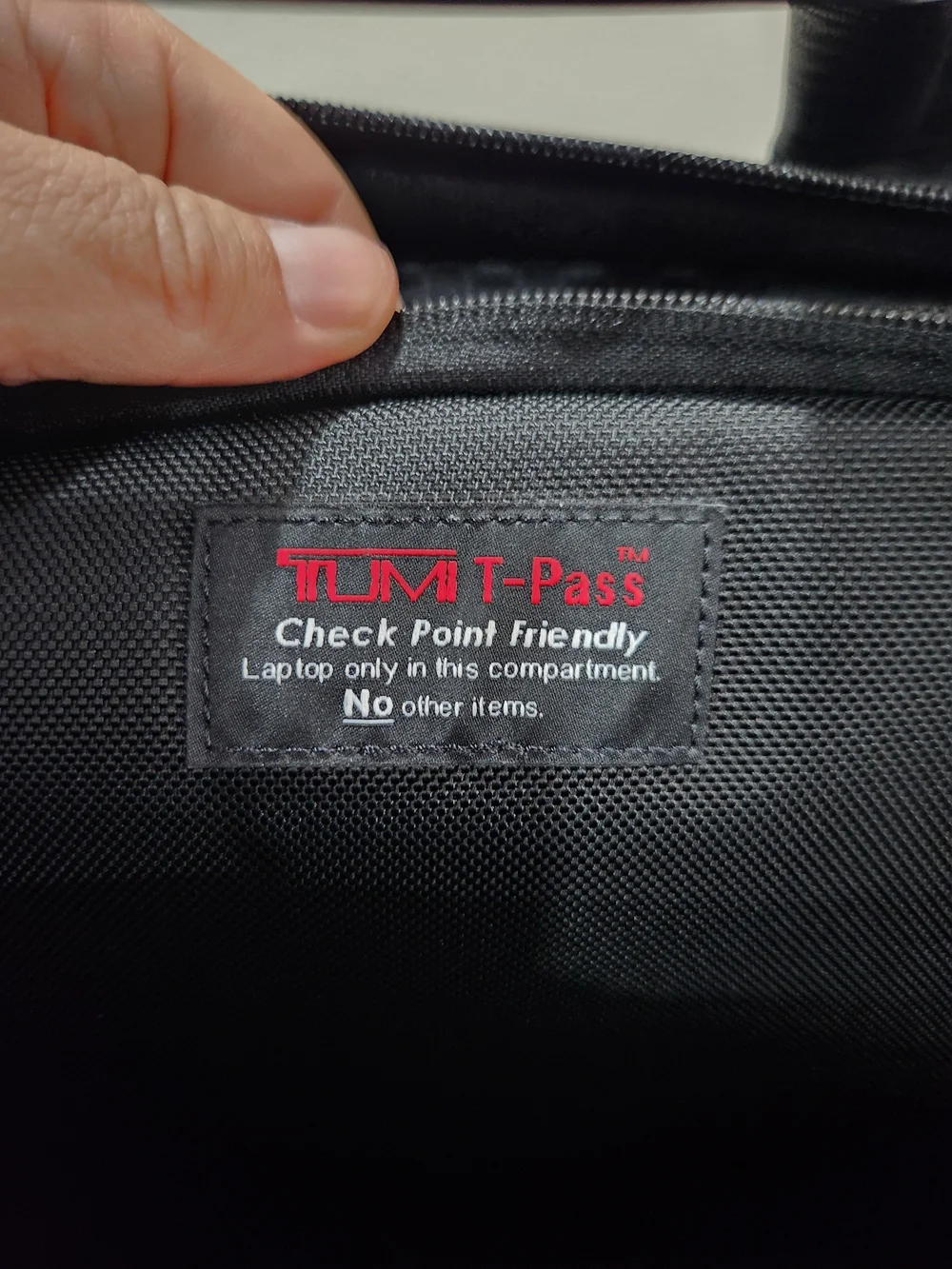 Tumi Black Men's Briefcase - Durable Travel & Work Laptop Bag